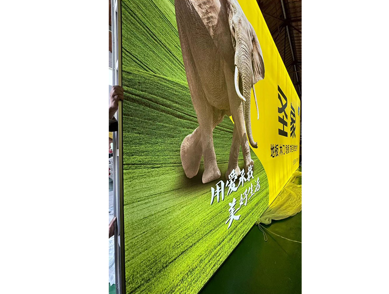 200MM thickness big size freestanding fabric double sides light box