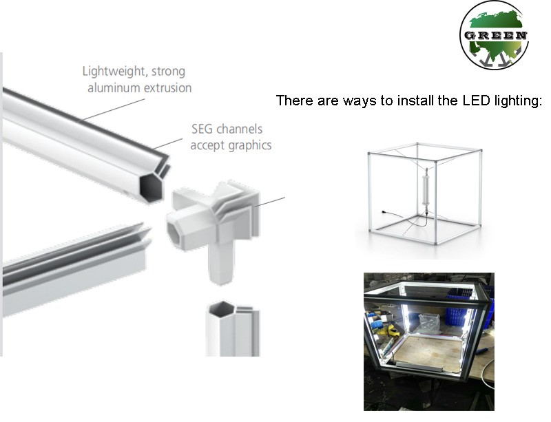 aluminum light box frame