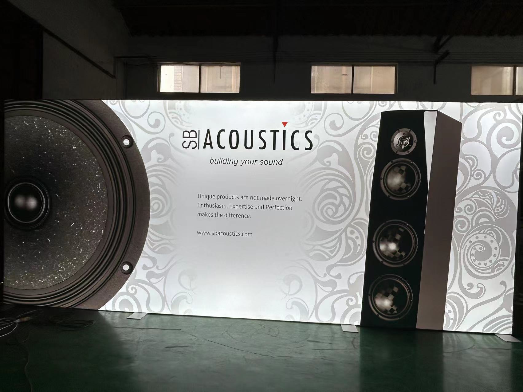 100mm single side Led light box for big size