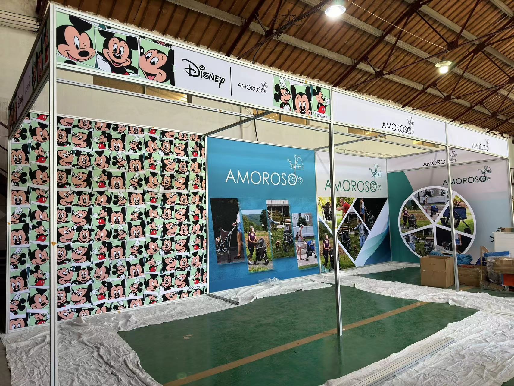 img of 40mm aluminum maxima system fabric booth stand
