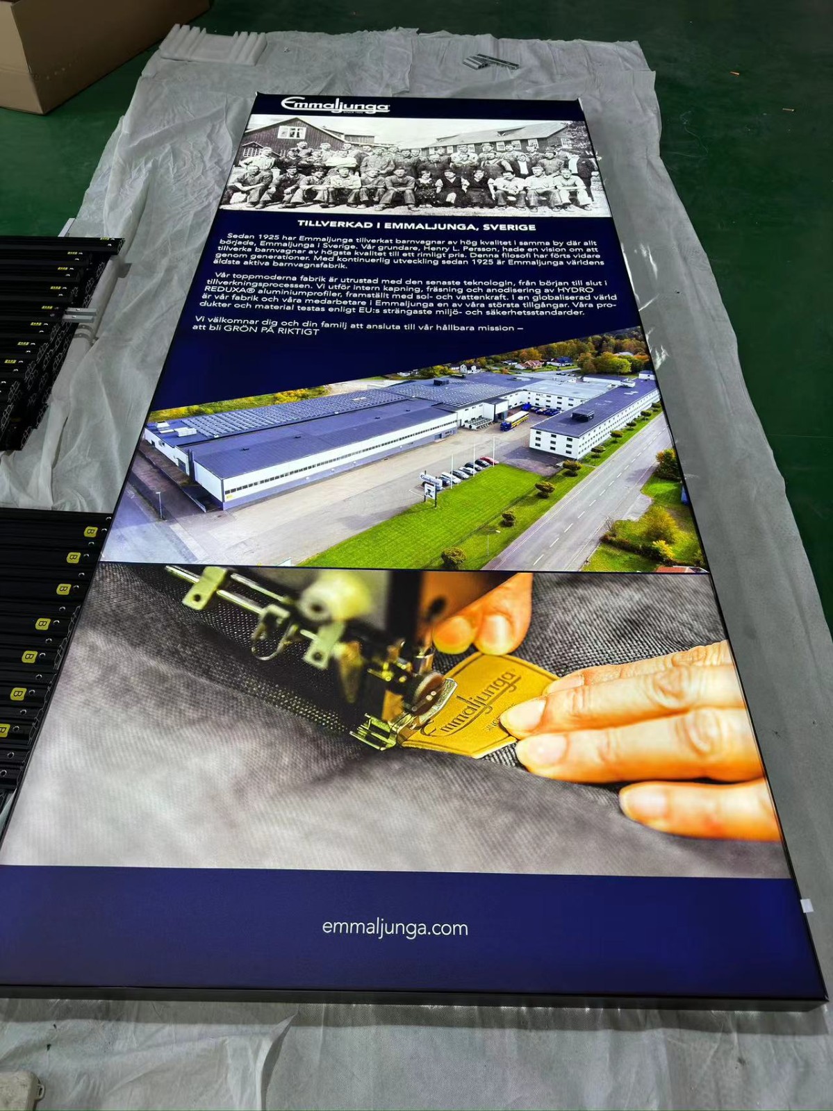 80MM SEG lightbox丨Double side fabric light box