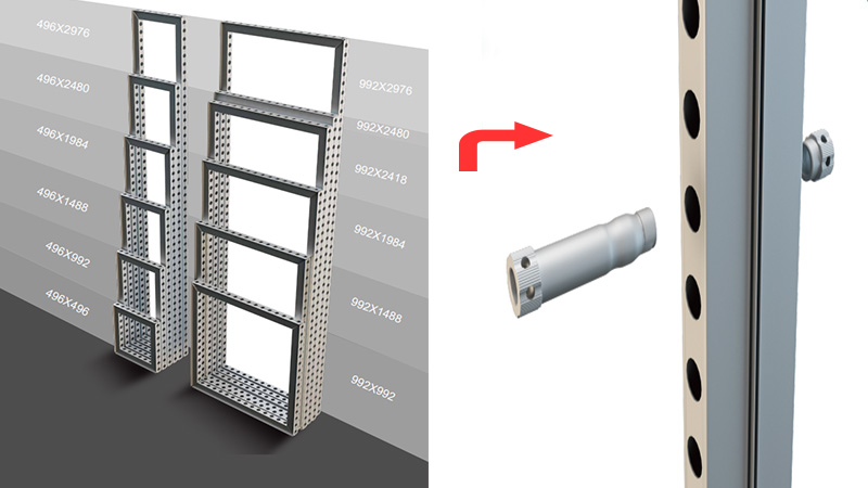62MM MODULAR EASY FRAME BOOTH